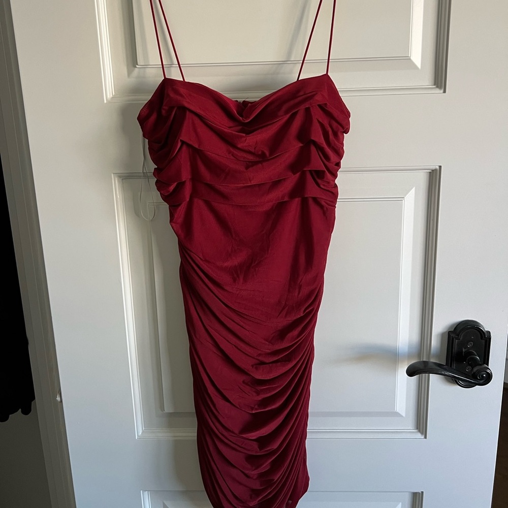 Red dress size 8 princess polly